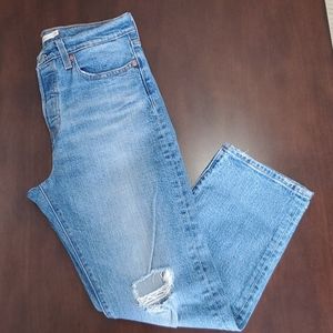 Levi's Wedgie Straight High Rise Jeans